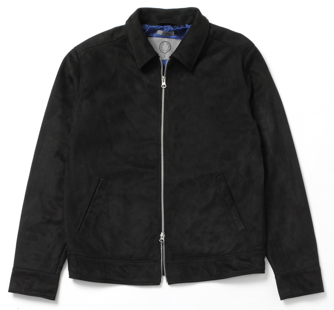 Alfons vegan suede black