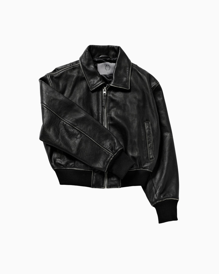 Billie black distressed