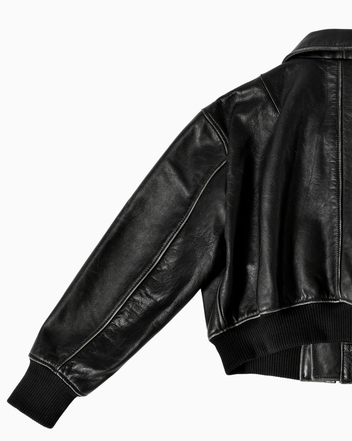Billie black distressed