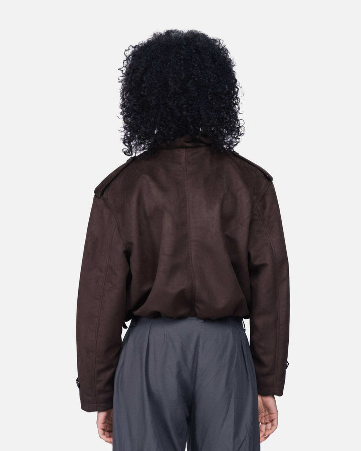 Leja Vegan Suede Dark Brown