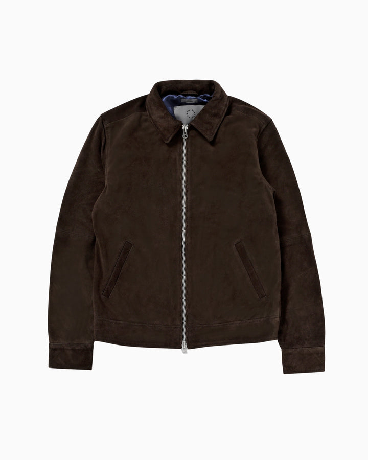 Alfons suede dk brown