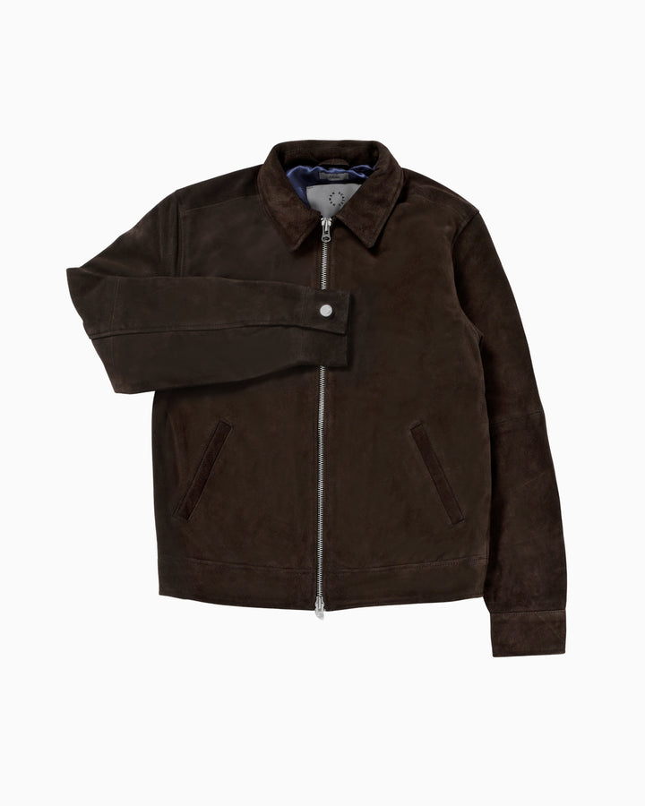 Alfons suede dk brown