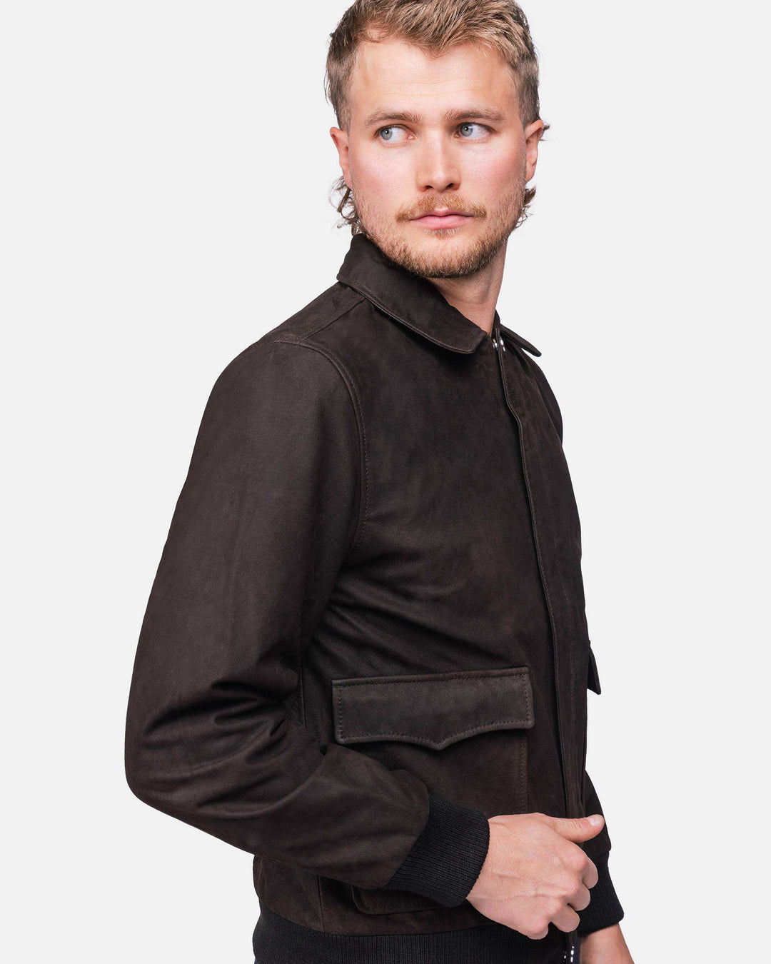 Alec Buffalo Suede Dark Brown