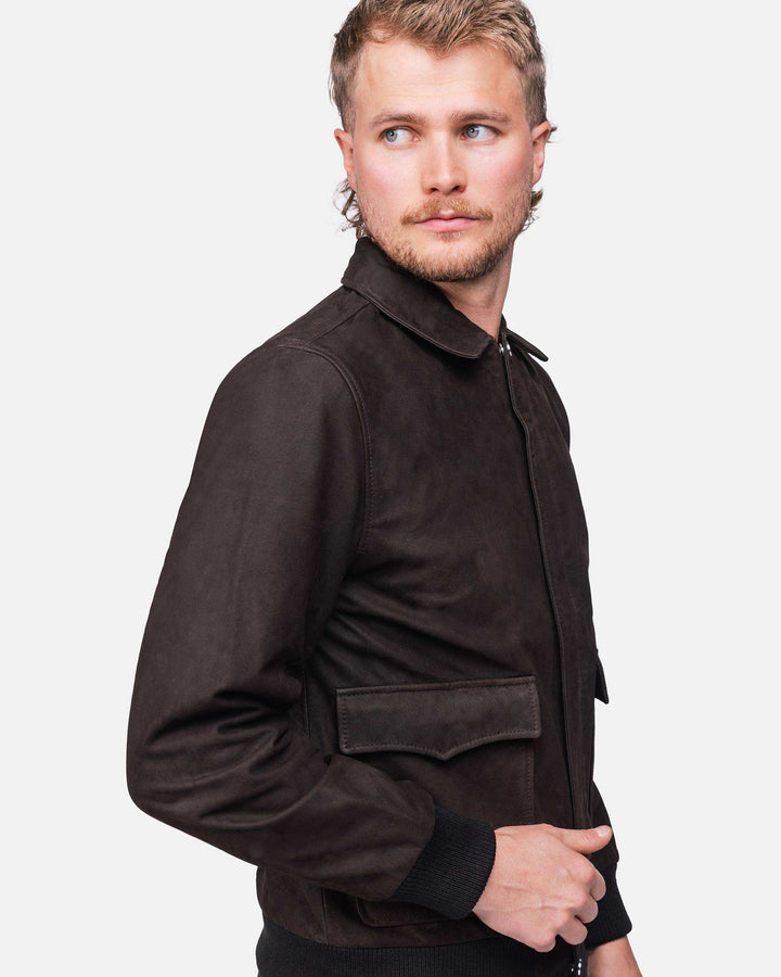 Alec Buffalo Suede Dark Brown