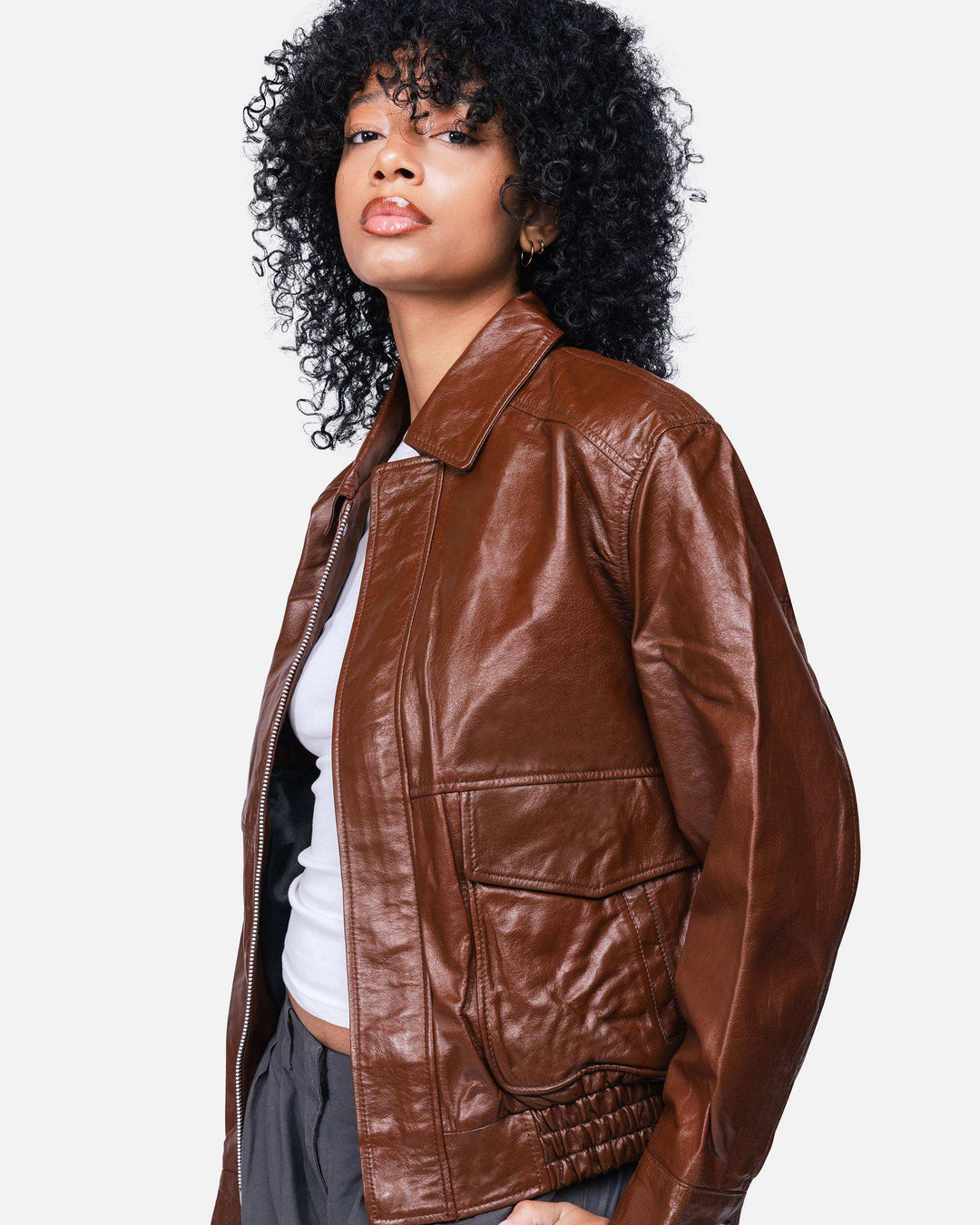 Vera Buffalo Leather Brown
