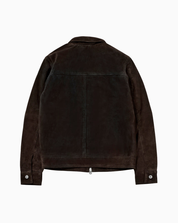 Alfons suede dk brown