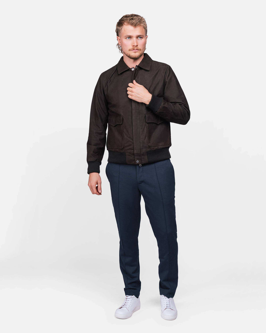 Alec Buffalo Suede Dark Brown