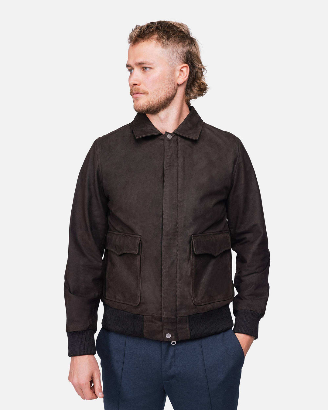 Alec Buffalo Suede Dark Brown