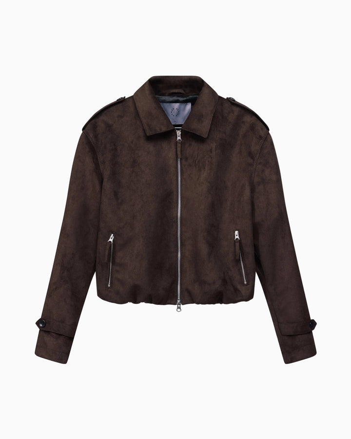 Leja Vegan Suede Dark Brown