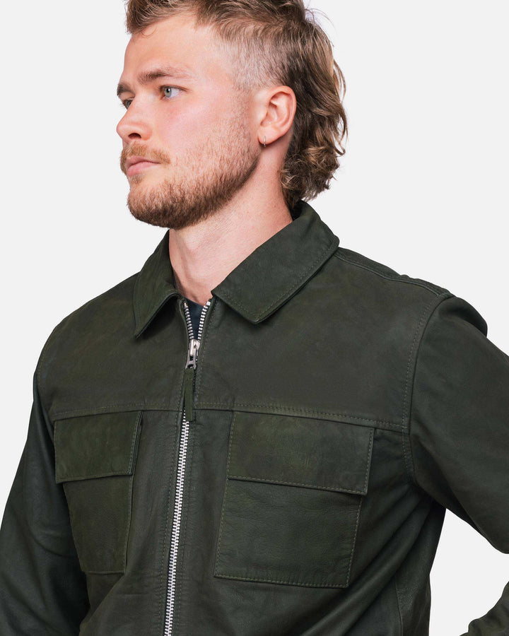 Allan Buffalo Suede Moss Green