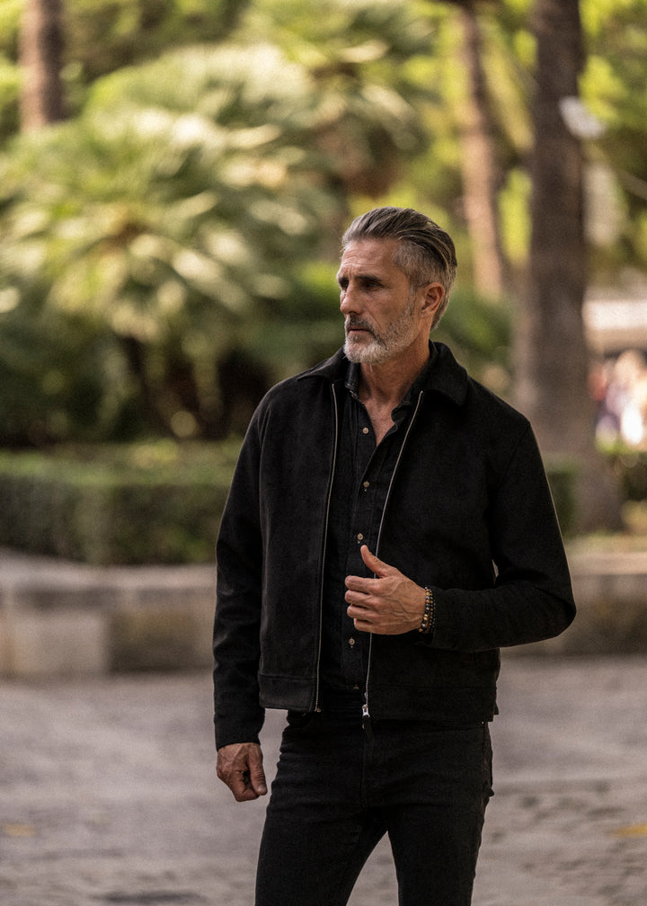 Elijah vegan suede black