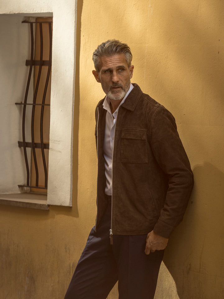 Weston goat suede brown