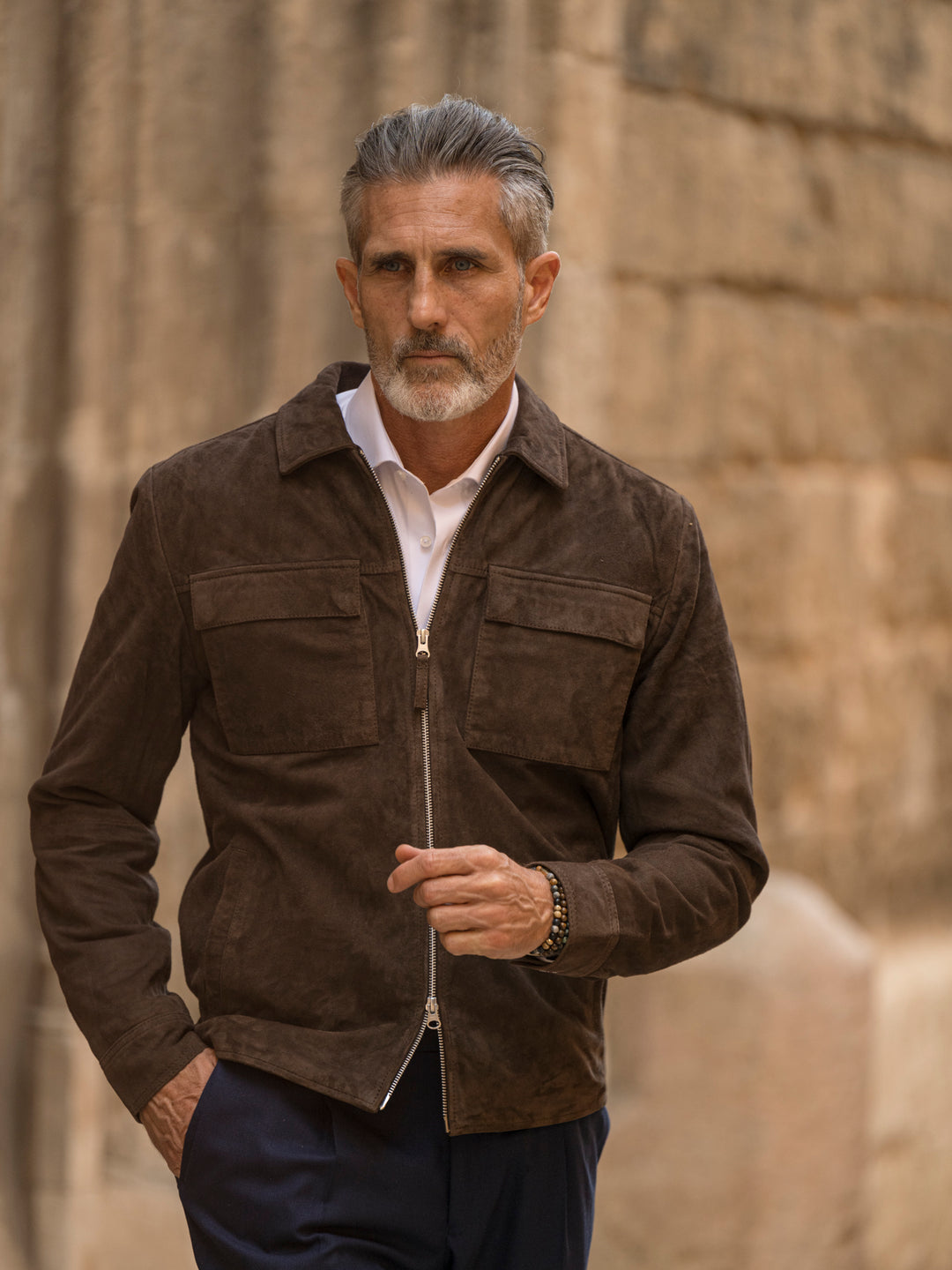 Weston cow suede taupe