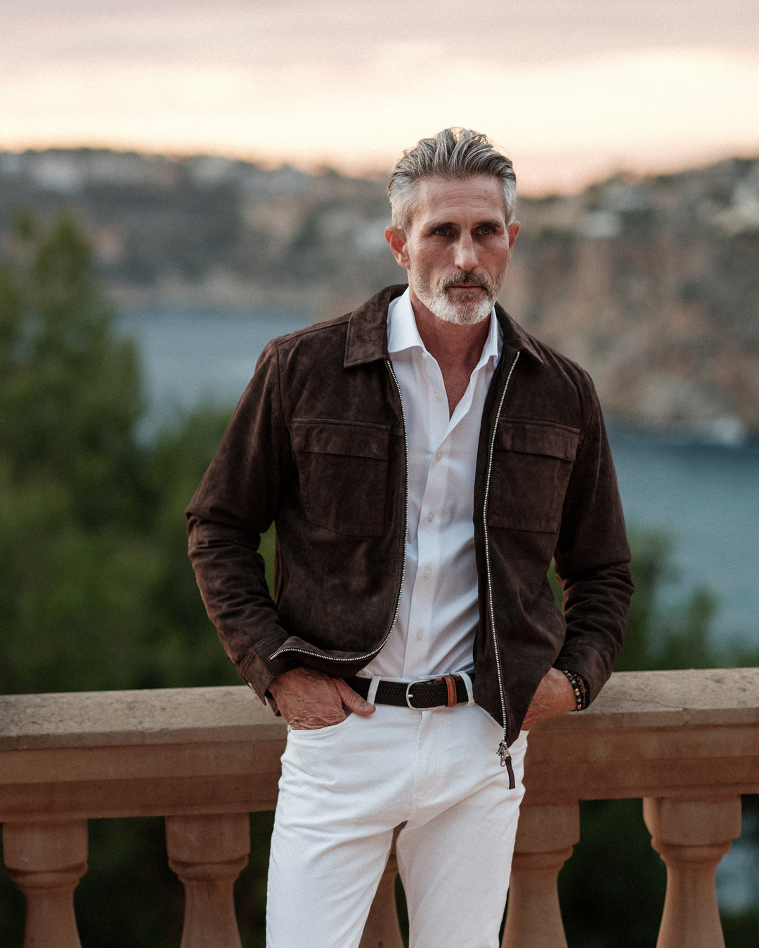 Weston goat suede brown