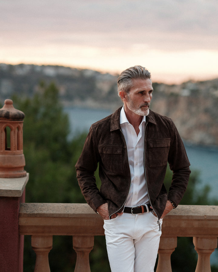 Weston goat suede brown