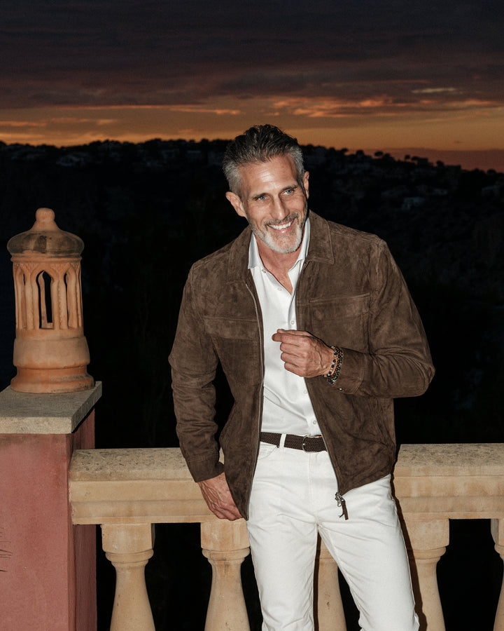 Weston cow suede taupe