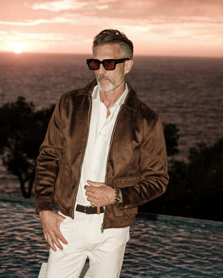 Daim vegan Seth Marron foncé