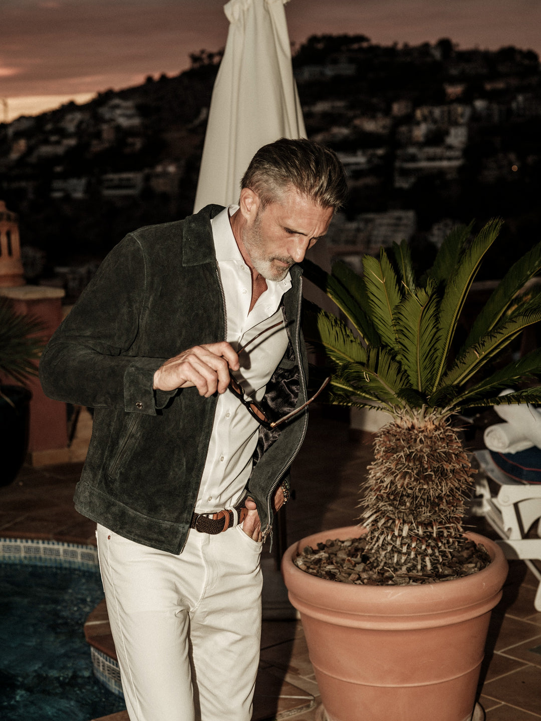 Elijah cow suede navy