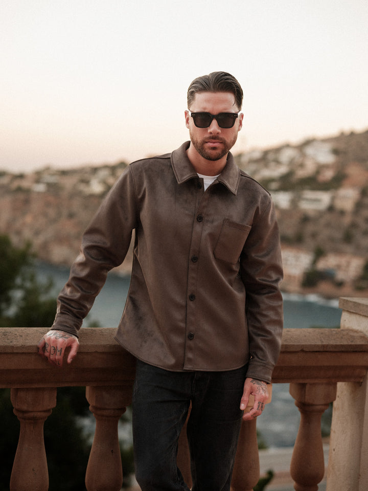 Alfred vegan suede grey