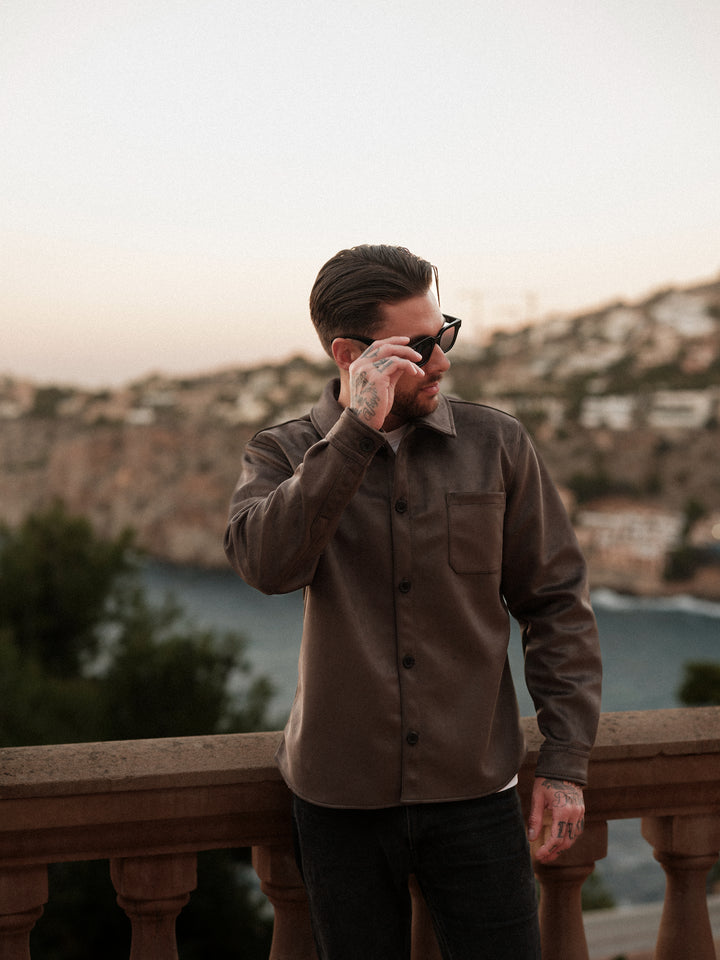 Alfred vegan suede grey