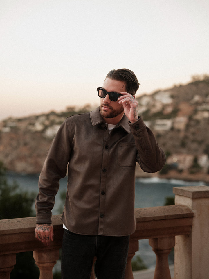 Alfred vegan suede grey