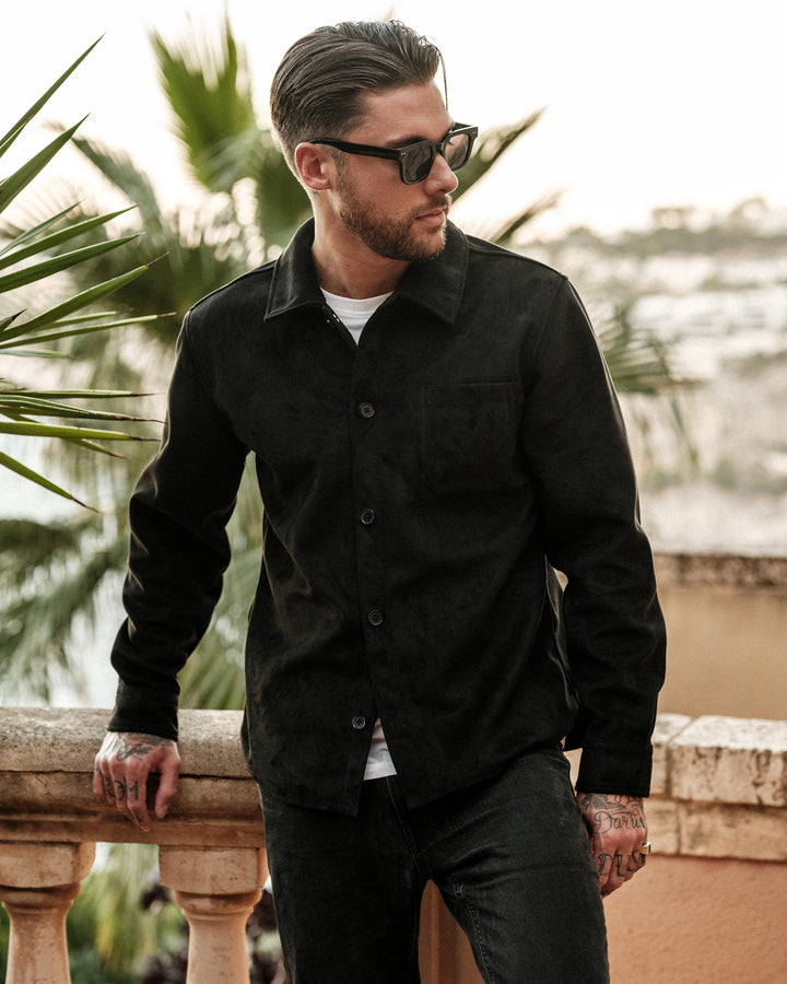 Alfred vegan suede black