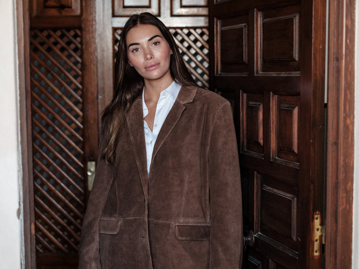 Tova cow suede brown