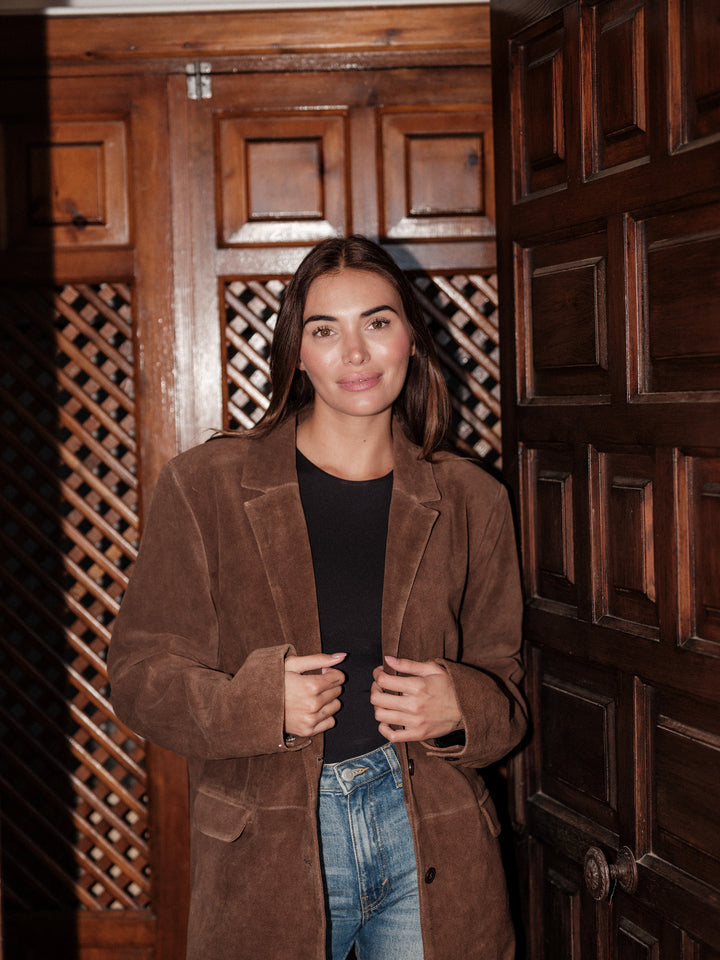 Tova cow suede brown