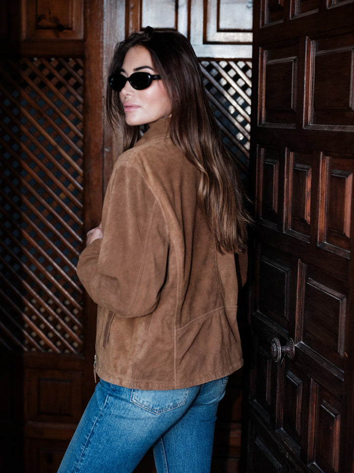 Disa cow suede camel