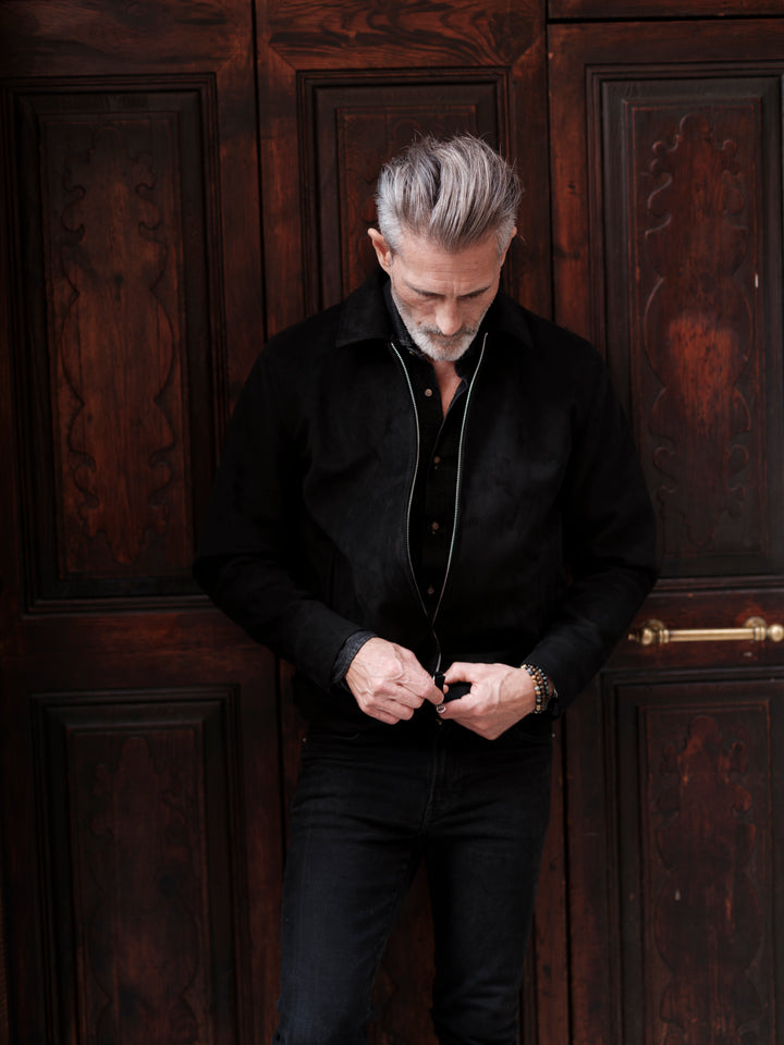 Elijah vegan suede black