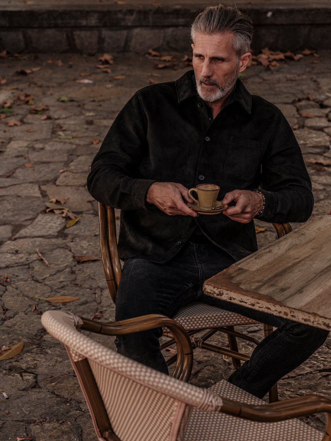 Alfred vegan suede black