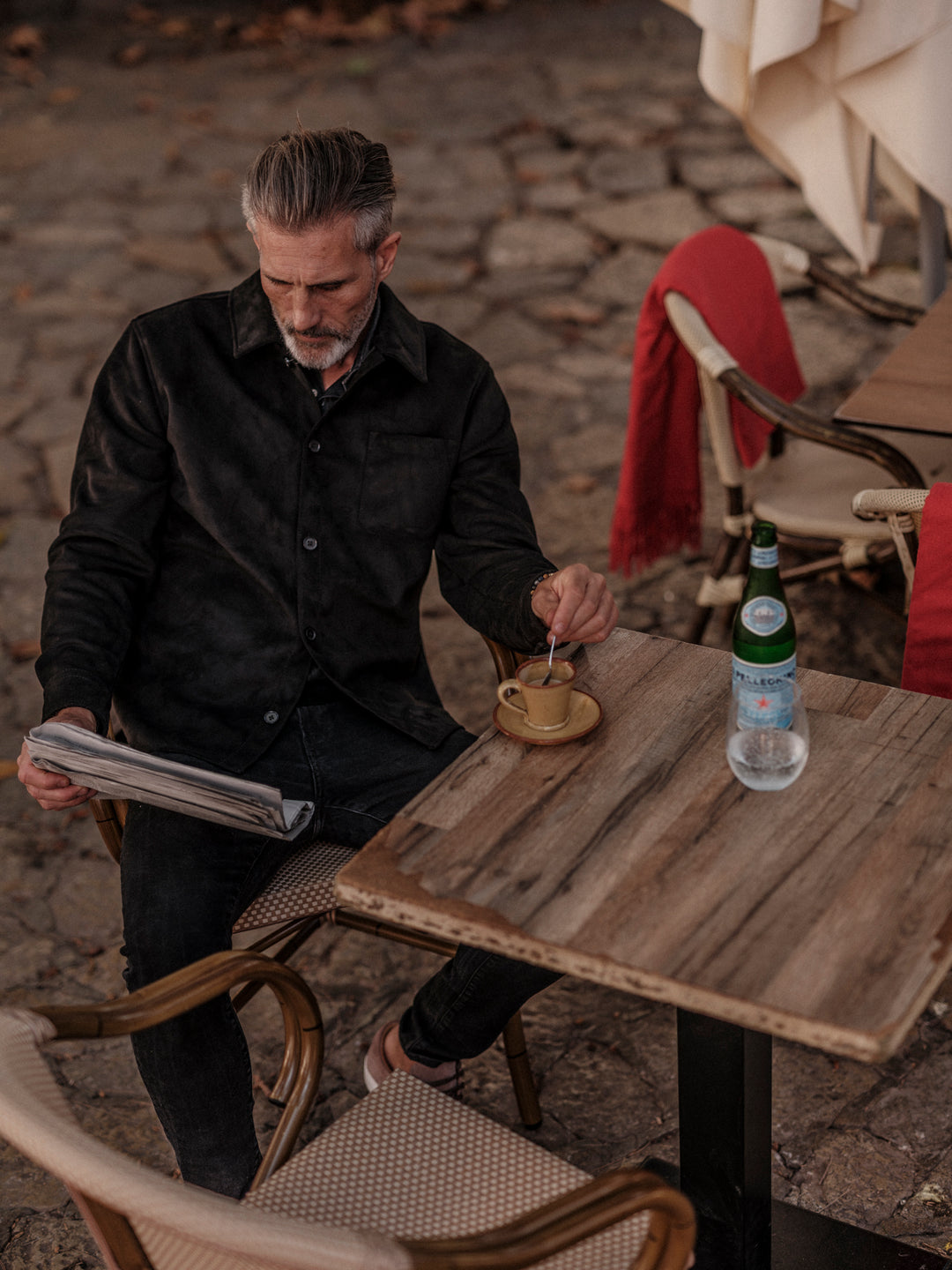 Alfred vegan suede black