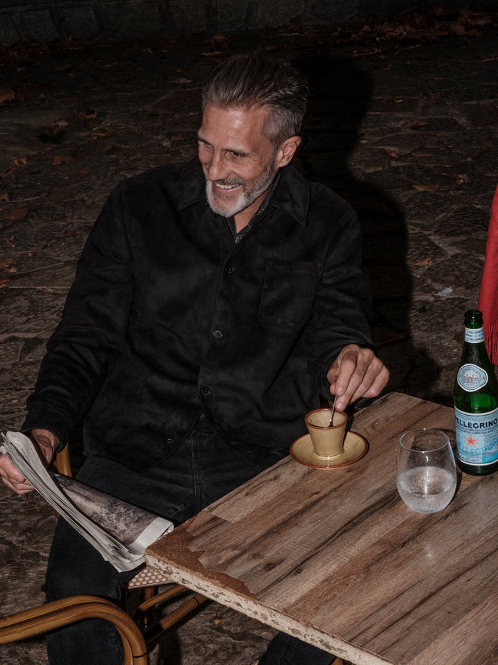 Alfred vegan suede black