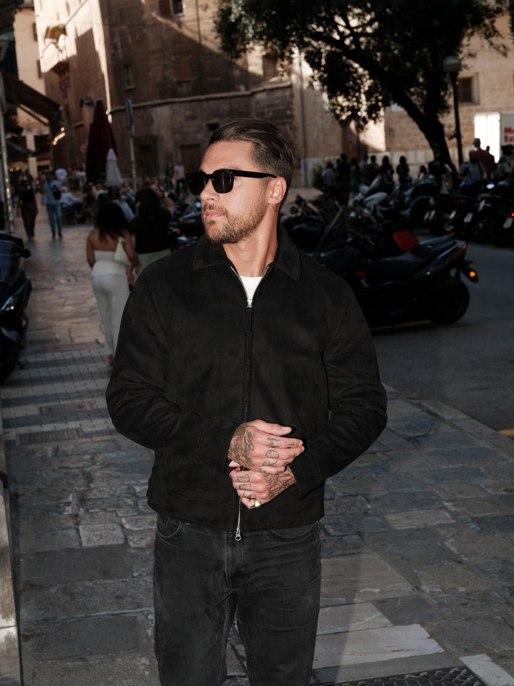 Elijah vegan suede black