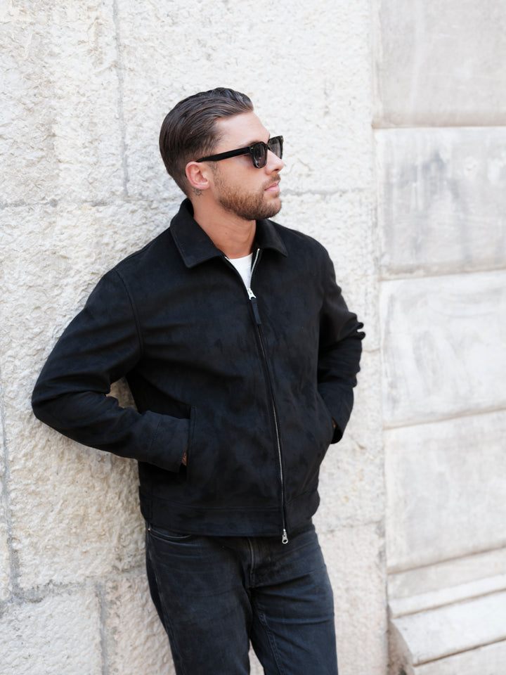 Elijah vegan suede black