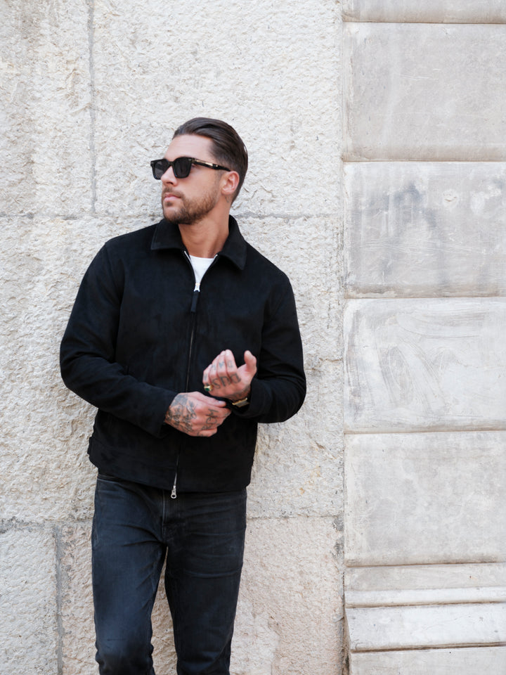 Elijah vegan suede black