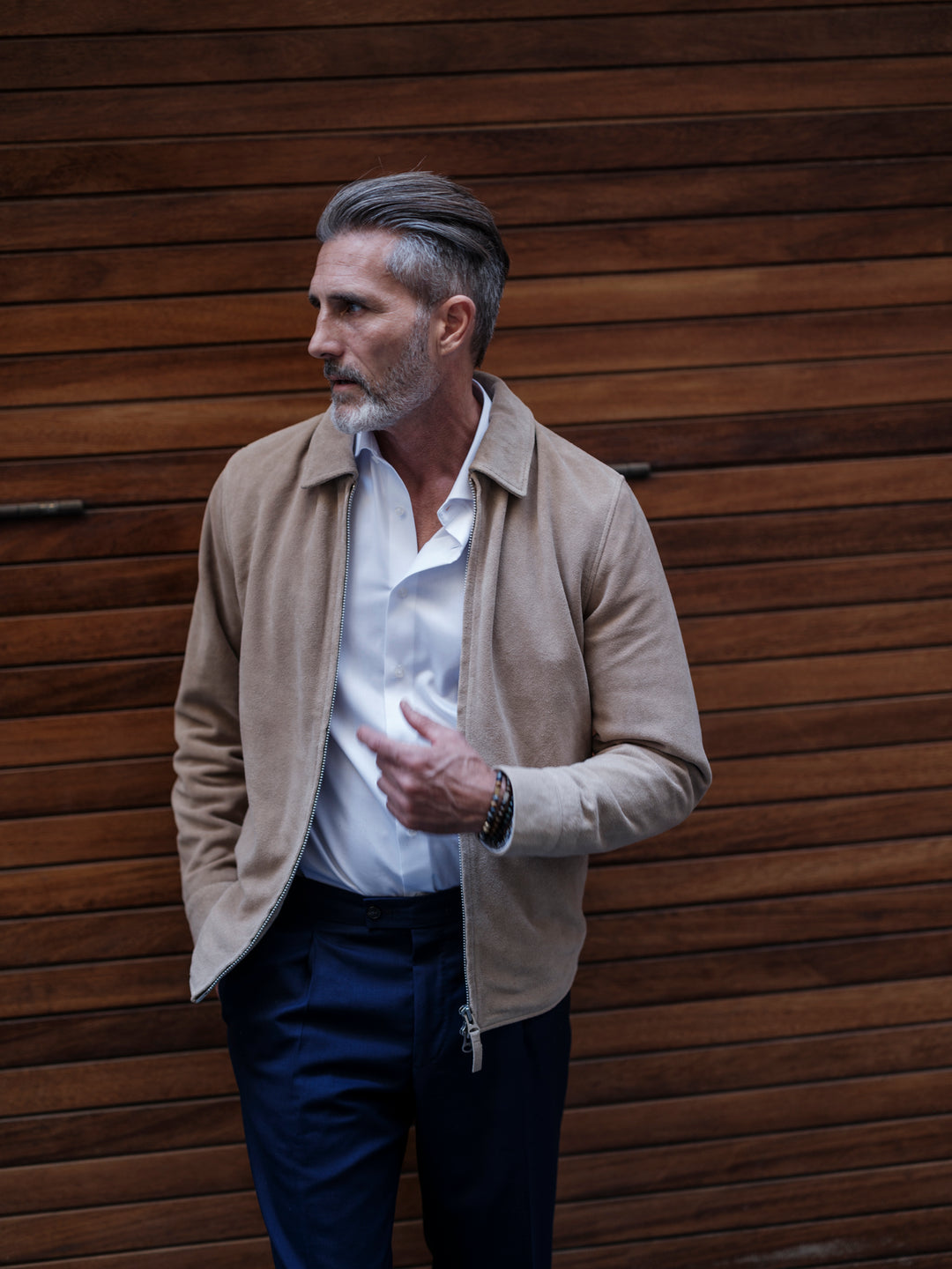 Elijah vegan suede lt.grey