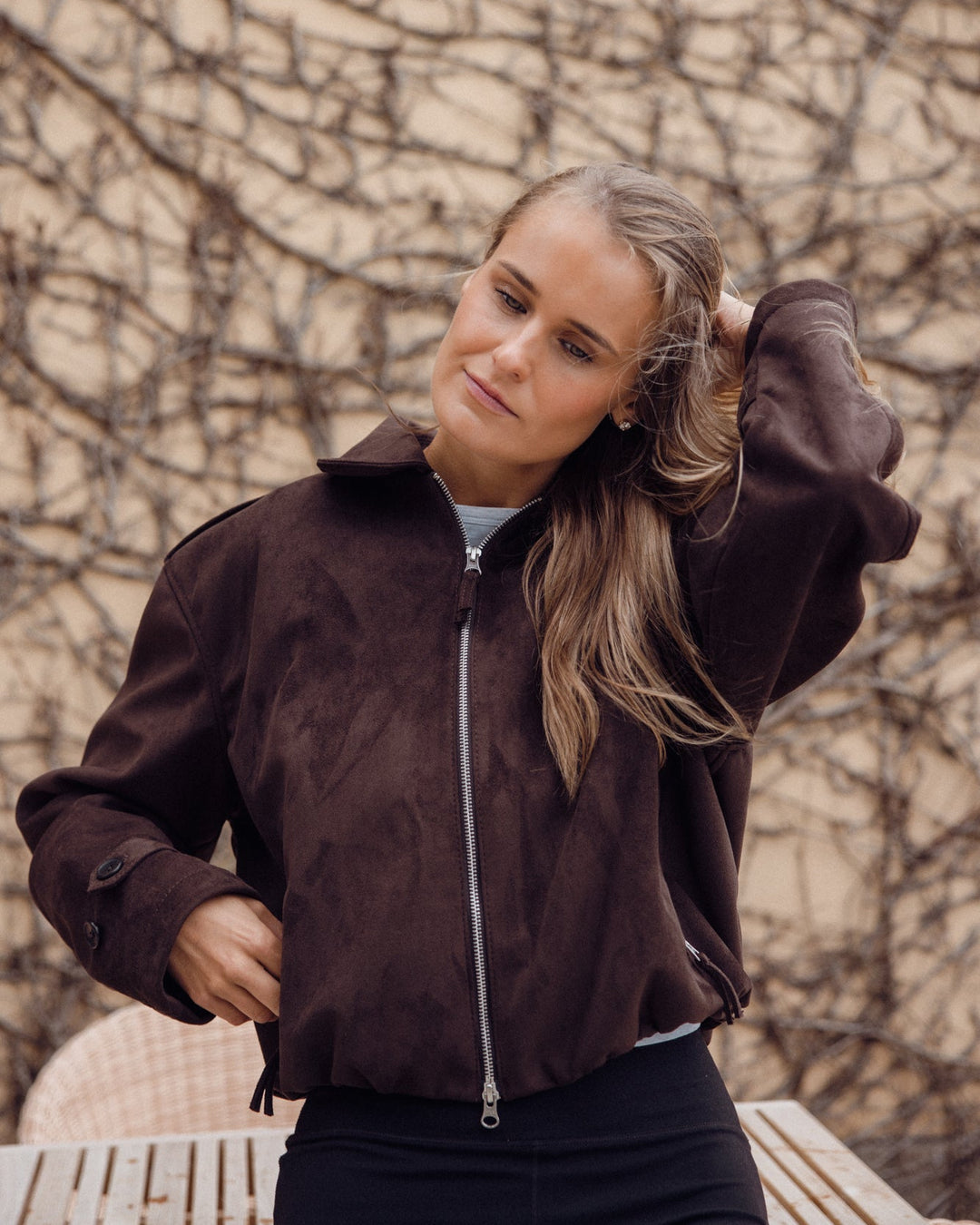 Leja Vegan Suede Dark Brown