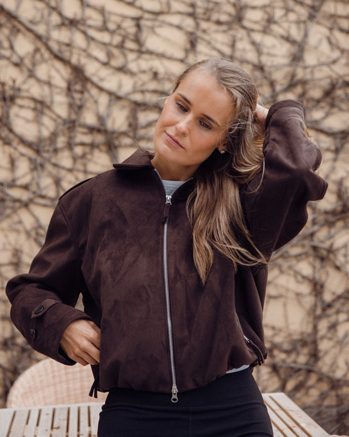 Leja Vegan Suede Dark Brown