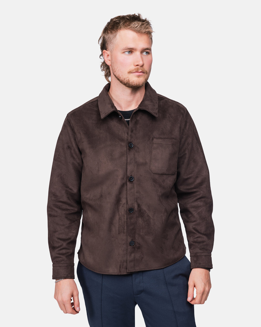 Alfred vegan suede brown