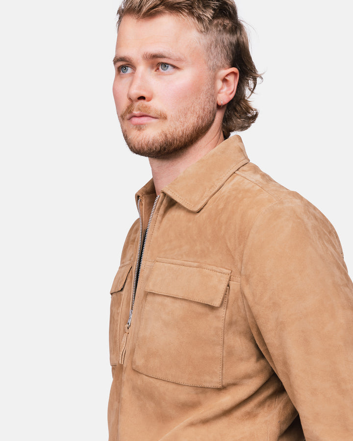 Benli Goat Suede Light Brown