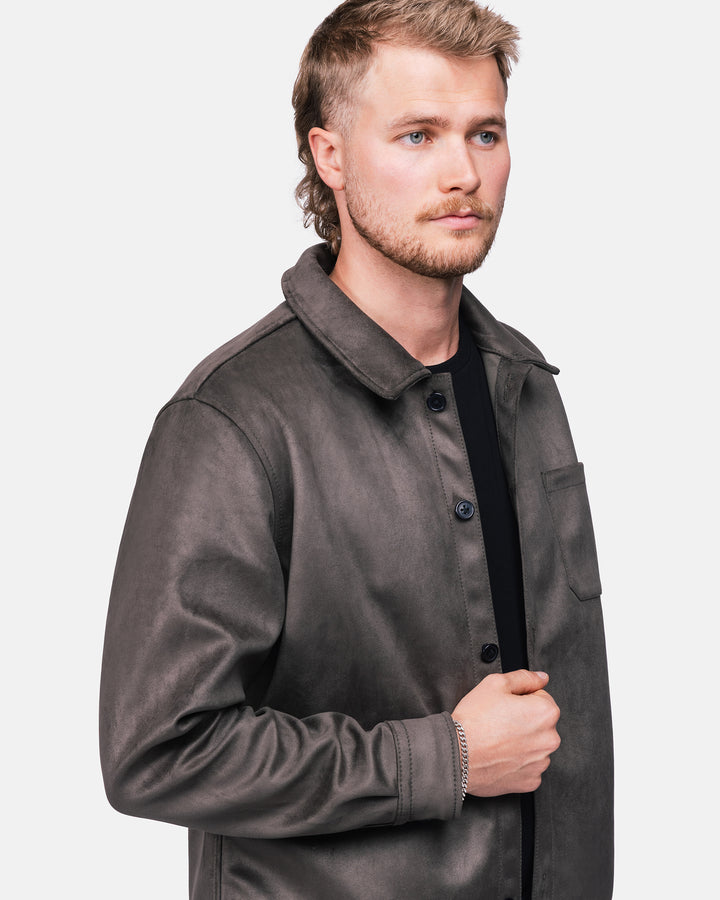Alfred vegan suede grey