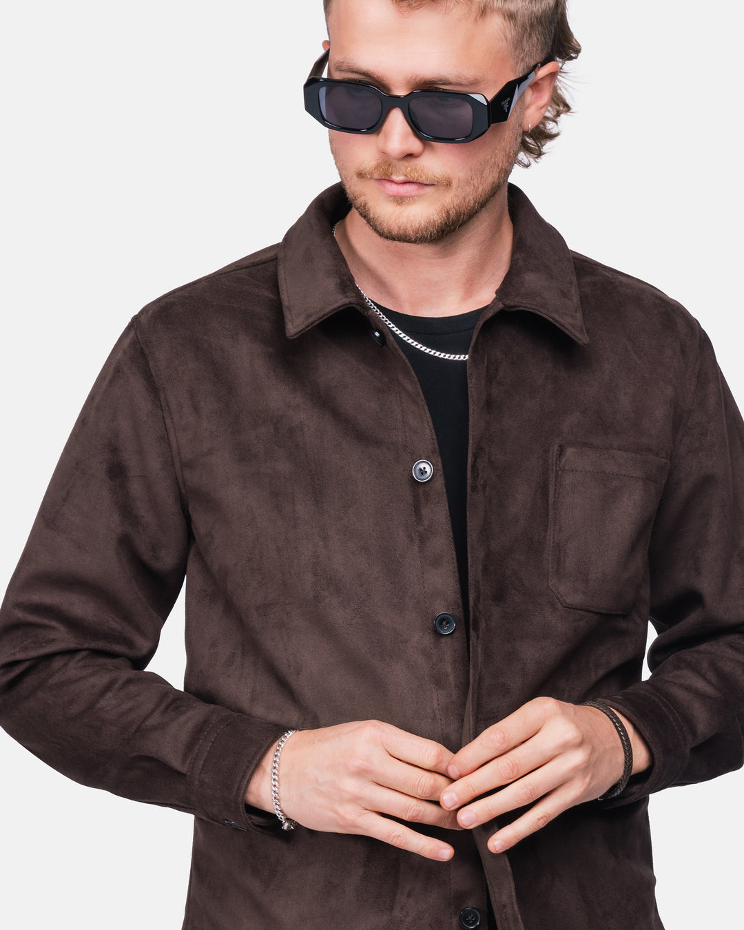 Alfred vegan suede brown