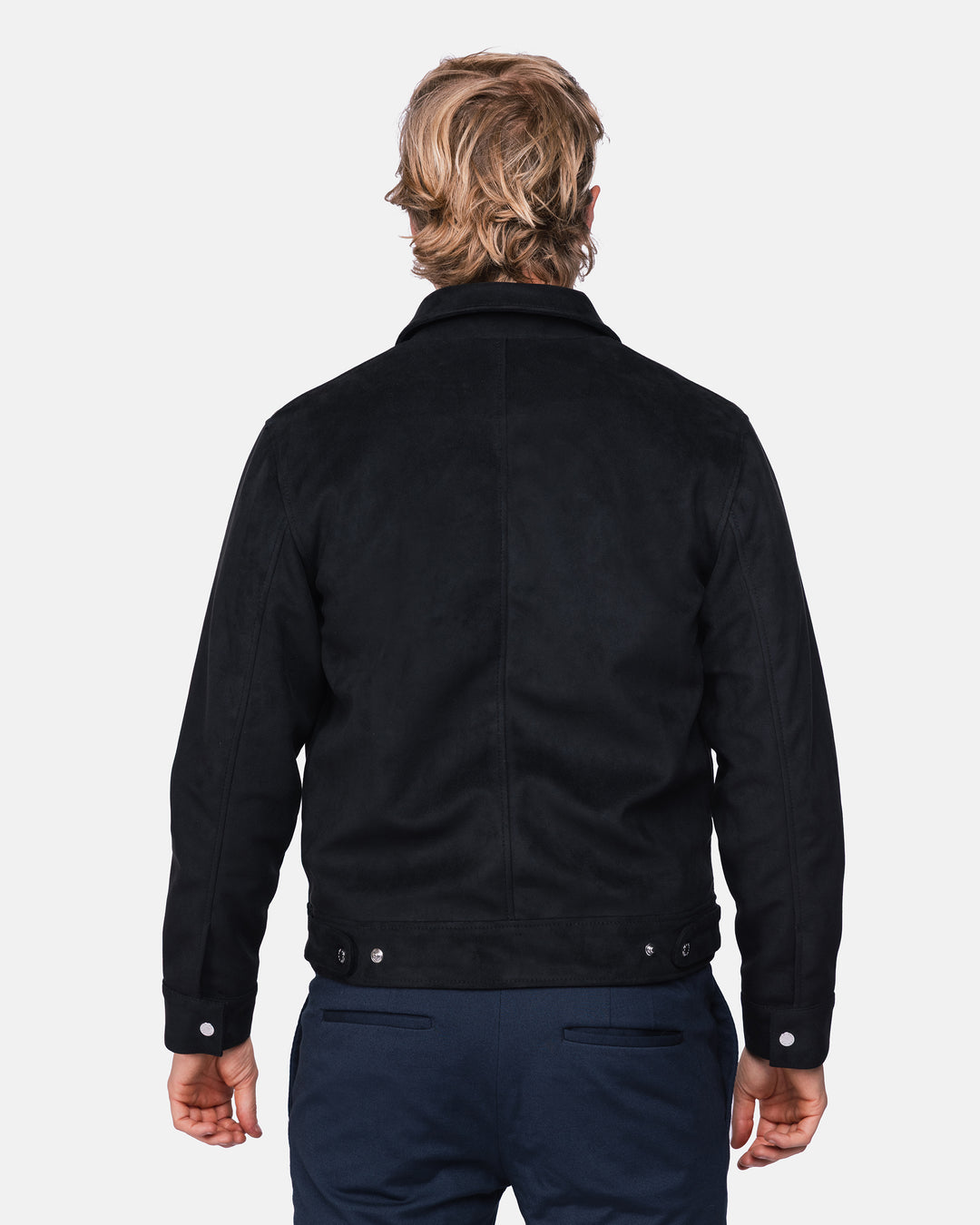 Elijah vegan suede black