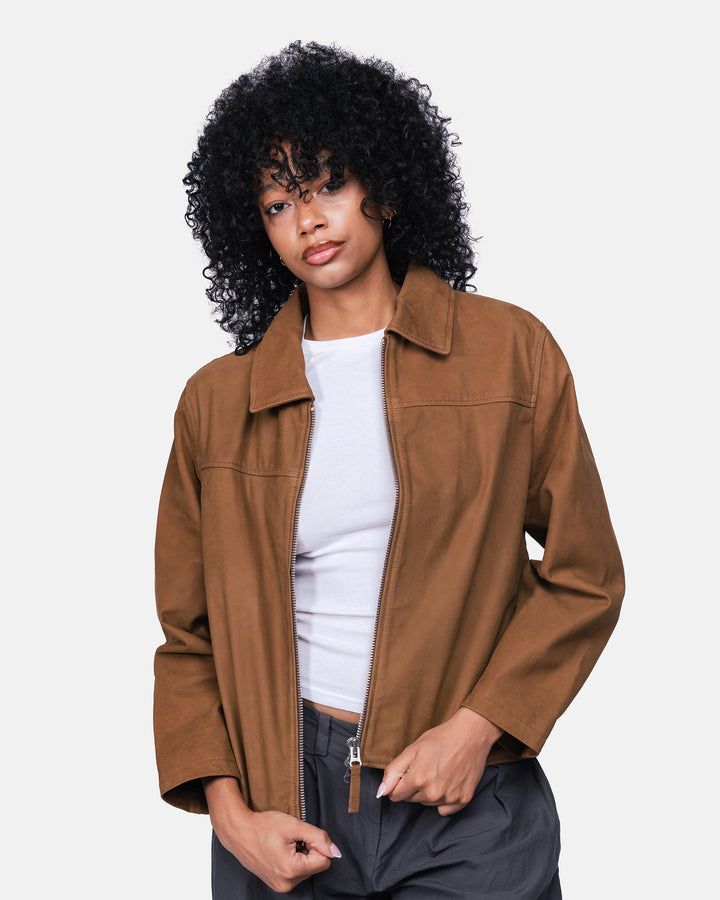 Ruby Buffalo Suede Light Brown