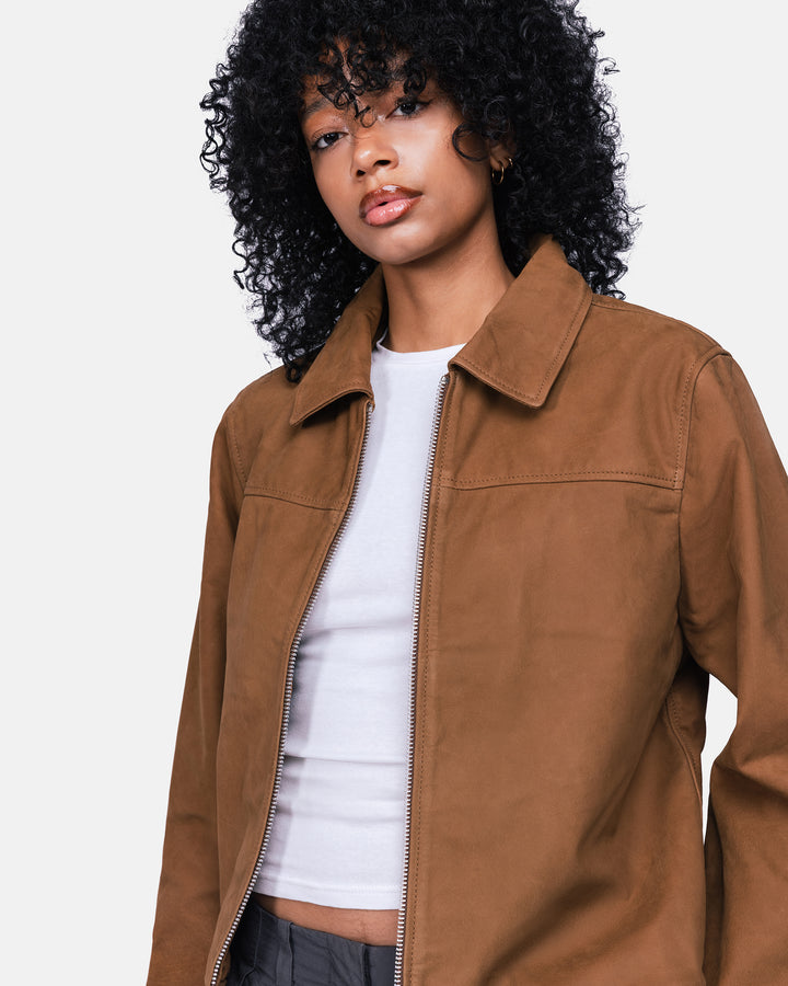 Ruby Buffalo Suede Light Brown