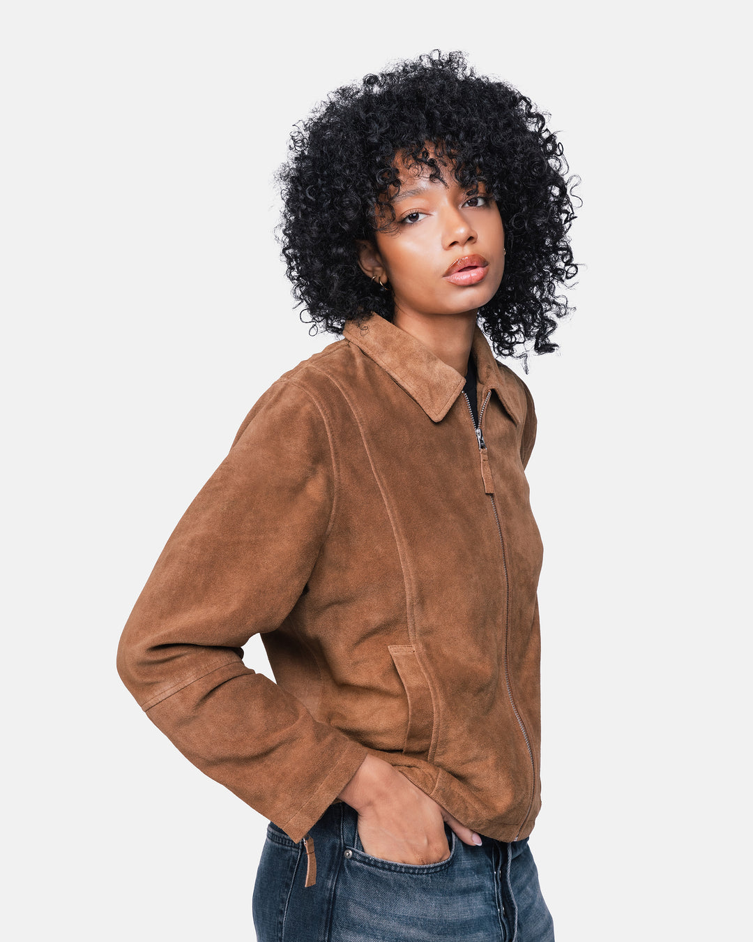 Disa cow suede camel
