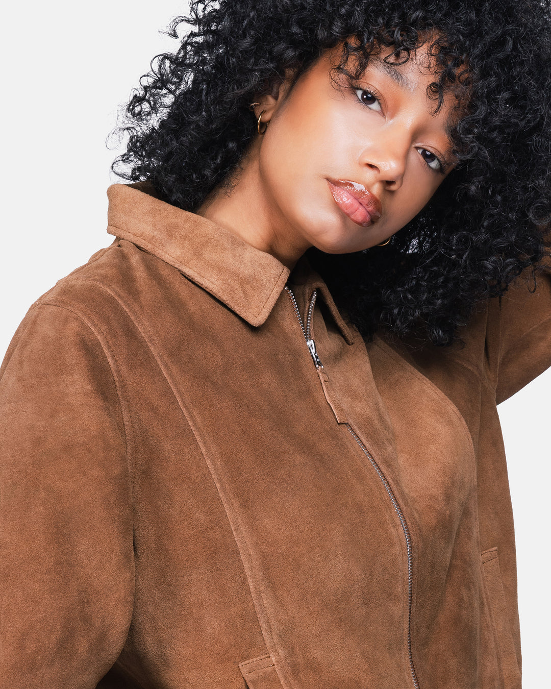 Disa cow suede camel