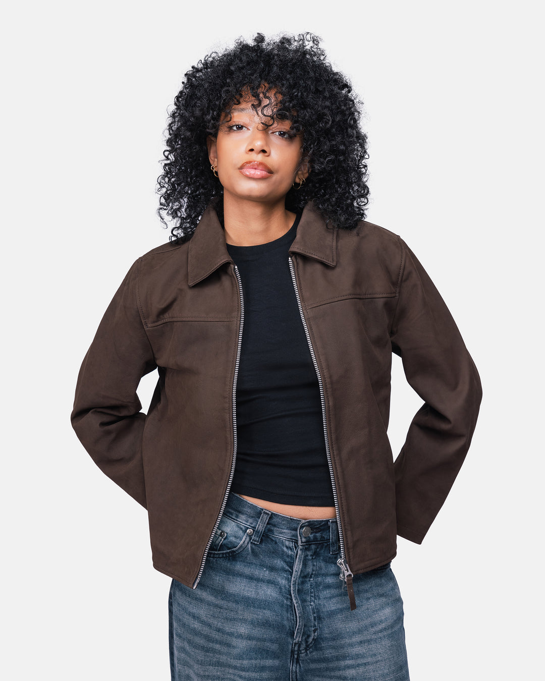 Ruby Buffalo Suede Dark Brown