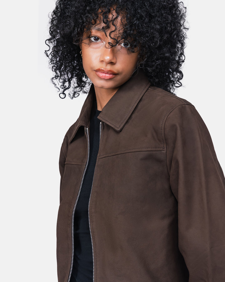 Ruby Buffalo Suede Dark Brown